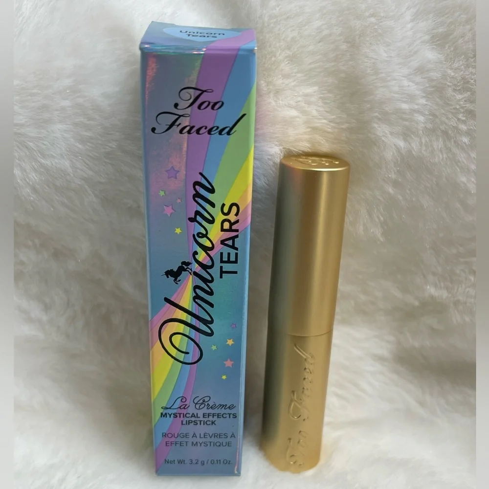 Too Faced Unicorn Tears Mystical Effects Lipstick 🦄✨💄